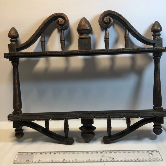 Vintage Faux Wood Collectable Spoon Holder , holds 20 Spoons - Picture 2 of 11